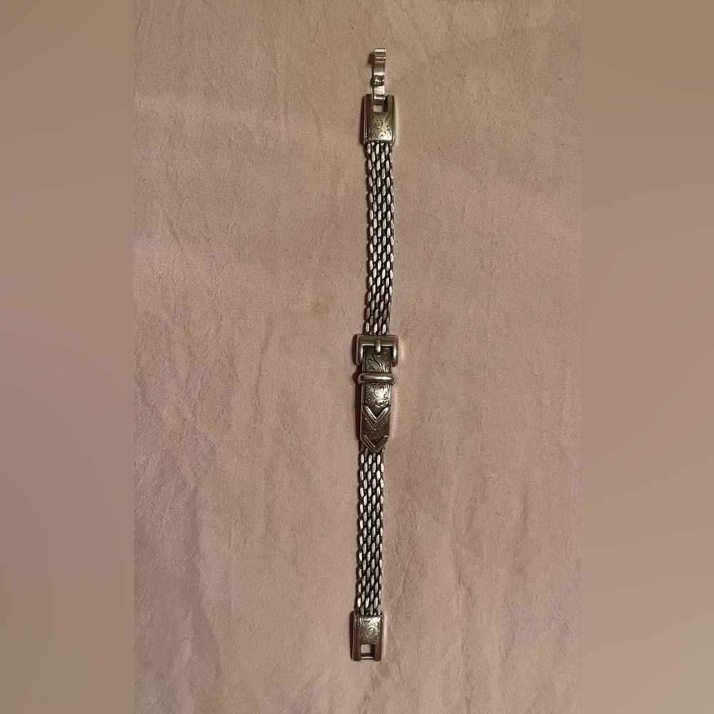 🩶Brighton Silver Bracelet with Buckle design